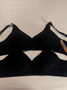 Celeste Black Wireless Seamless T-Shirt Bra